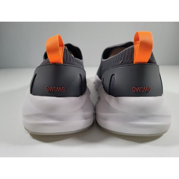 SWIMS Slip-On Sock Runner Boat Sneakers Men Size 11.5 Gray Shoes Worn Once - Picture 8 of 13